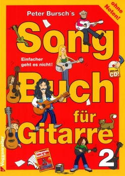 SONGBUCH für Gitarre 2 mit CD in A4